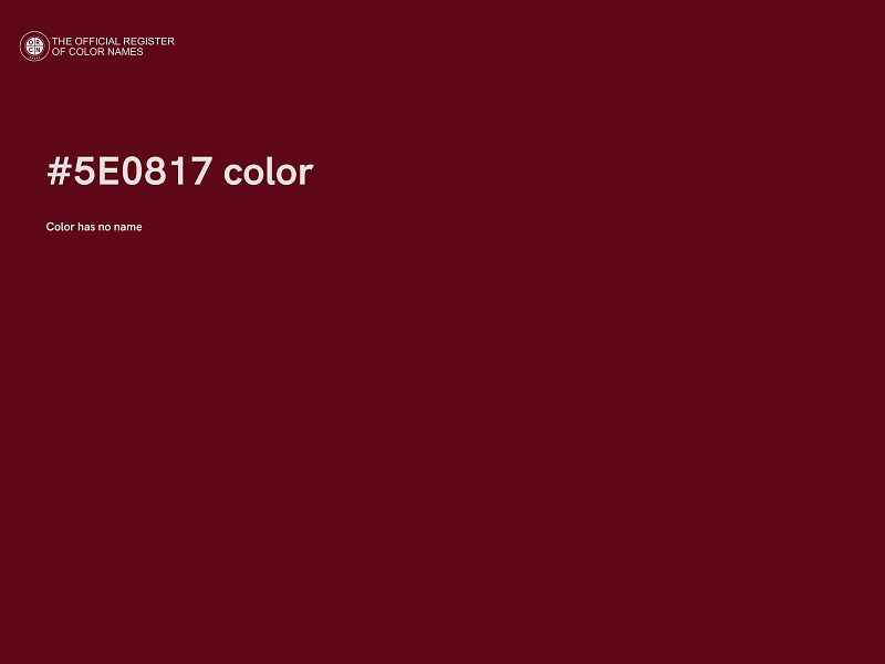 #5E0817 color image