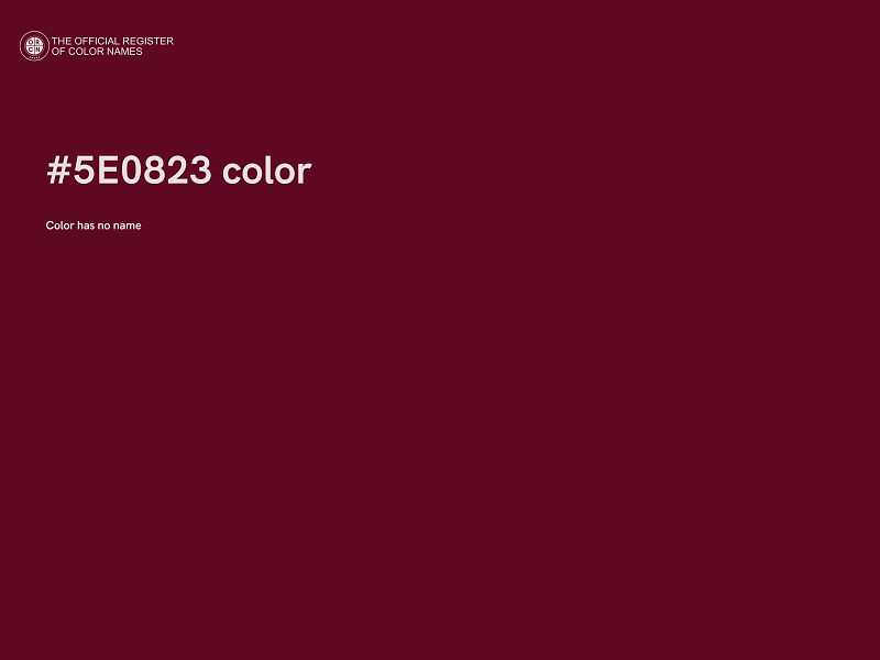 #5E0823 color image