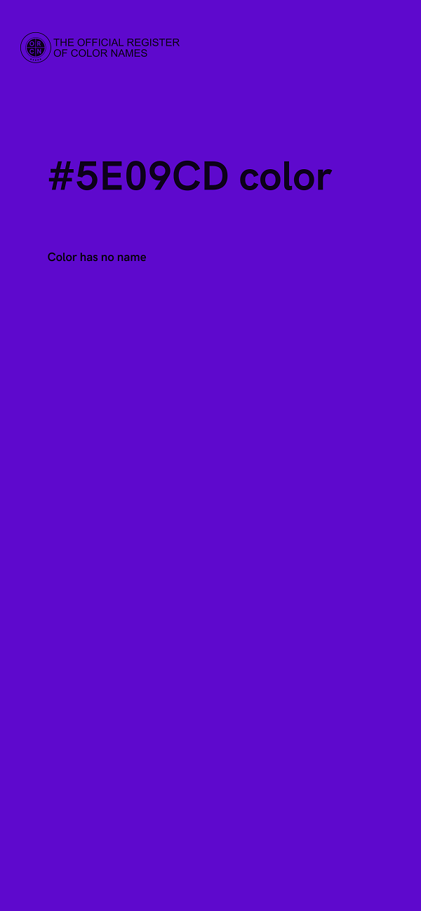 #5E09CD color image