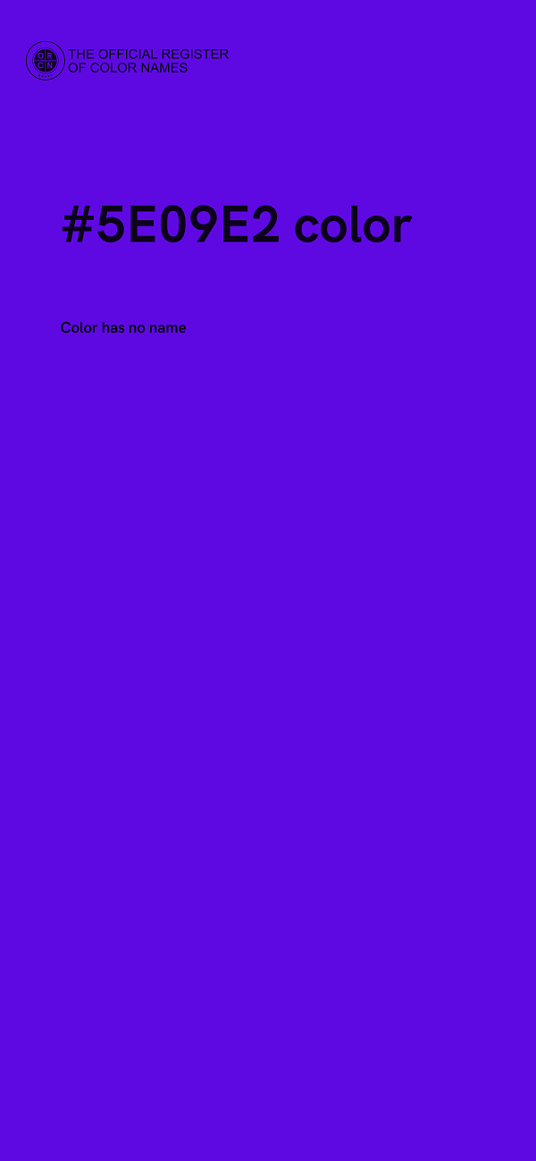 #5E09E2 color image