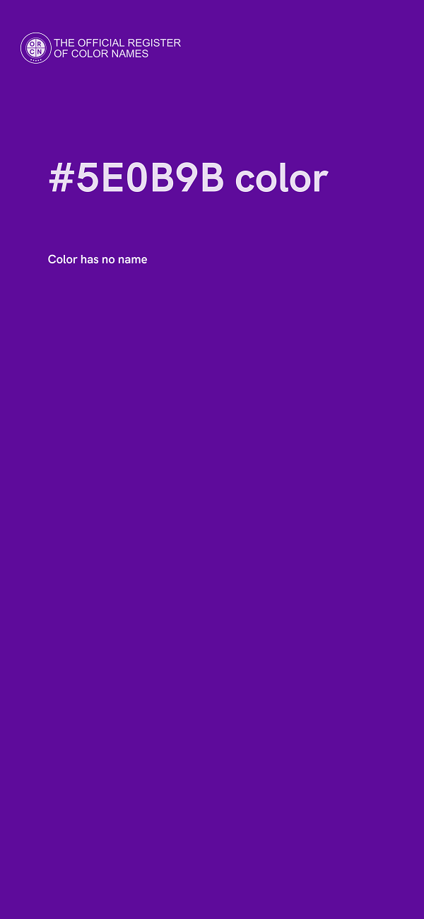 #5E0B9B color image