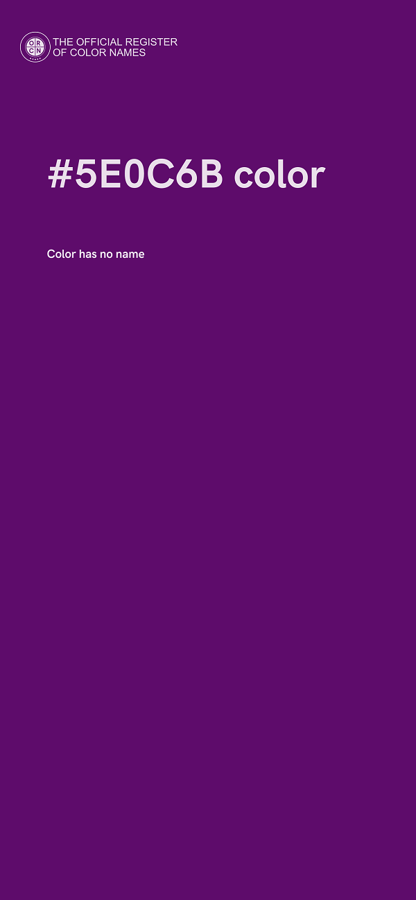 #5E0C6B color image
