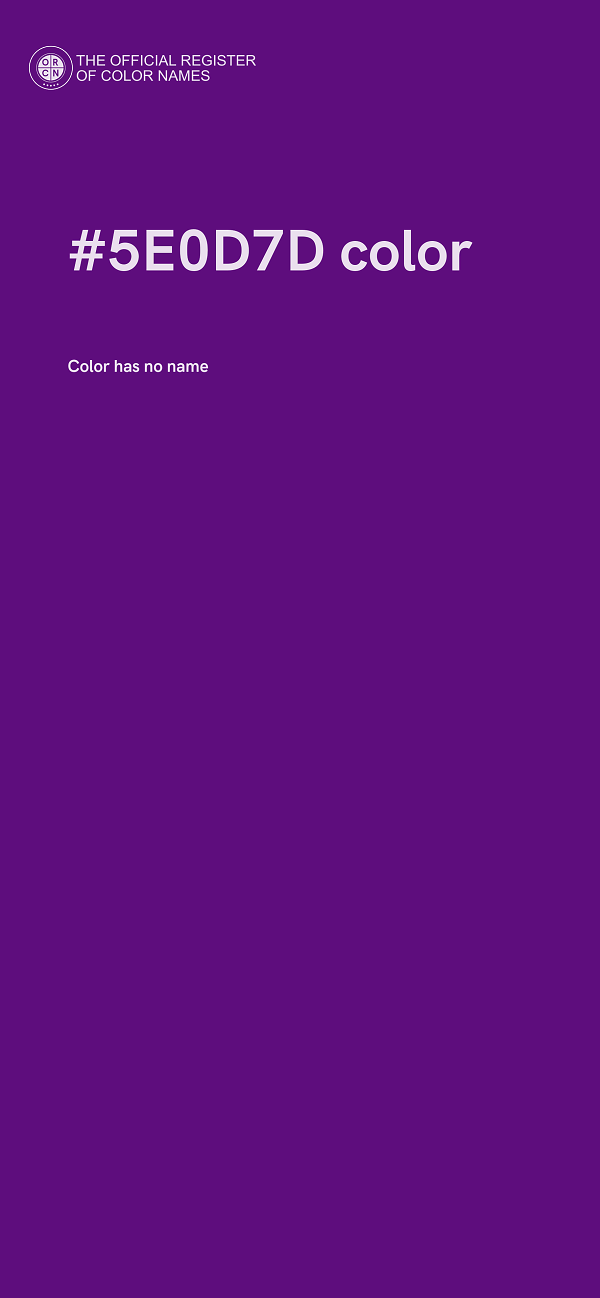 #5E0D7D color image