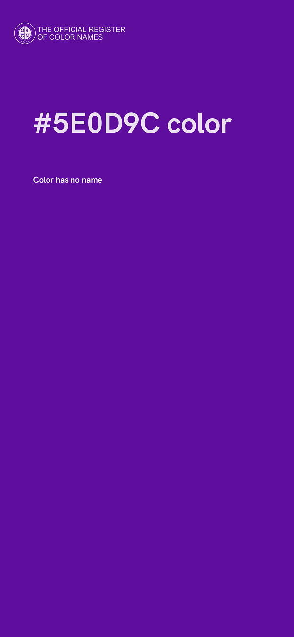 #5E0D9C color image