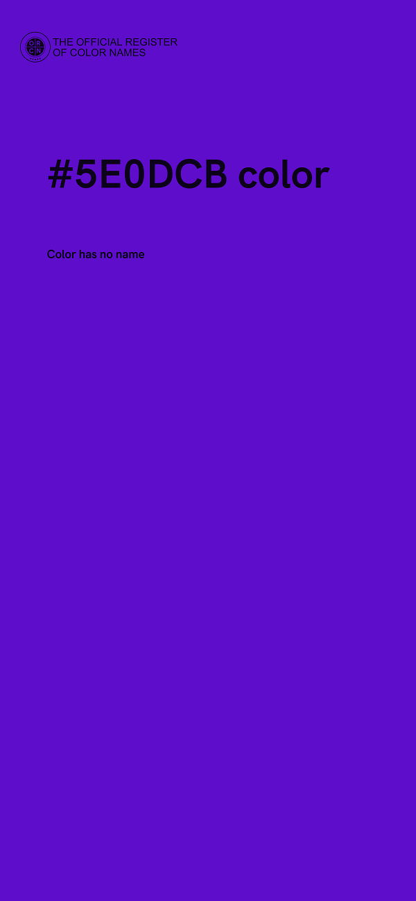 #5E0DCB color image