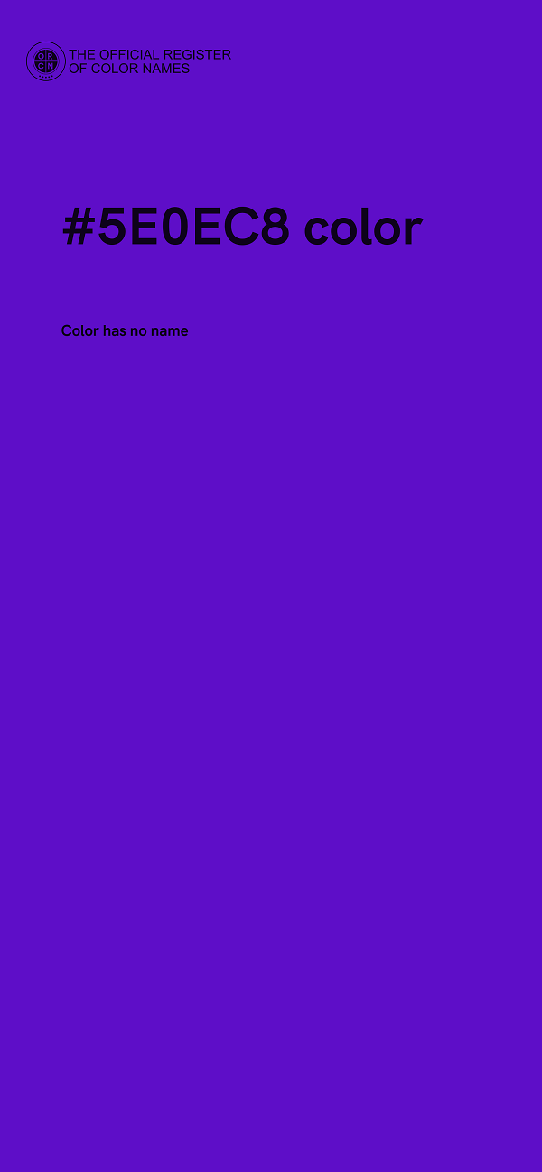 #5E0EC8 color image