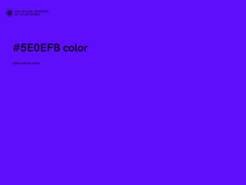 #5E0EFB color image