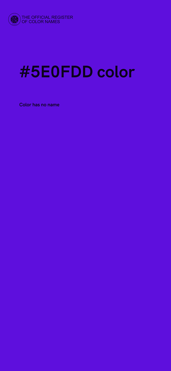 #5E0FDD color image