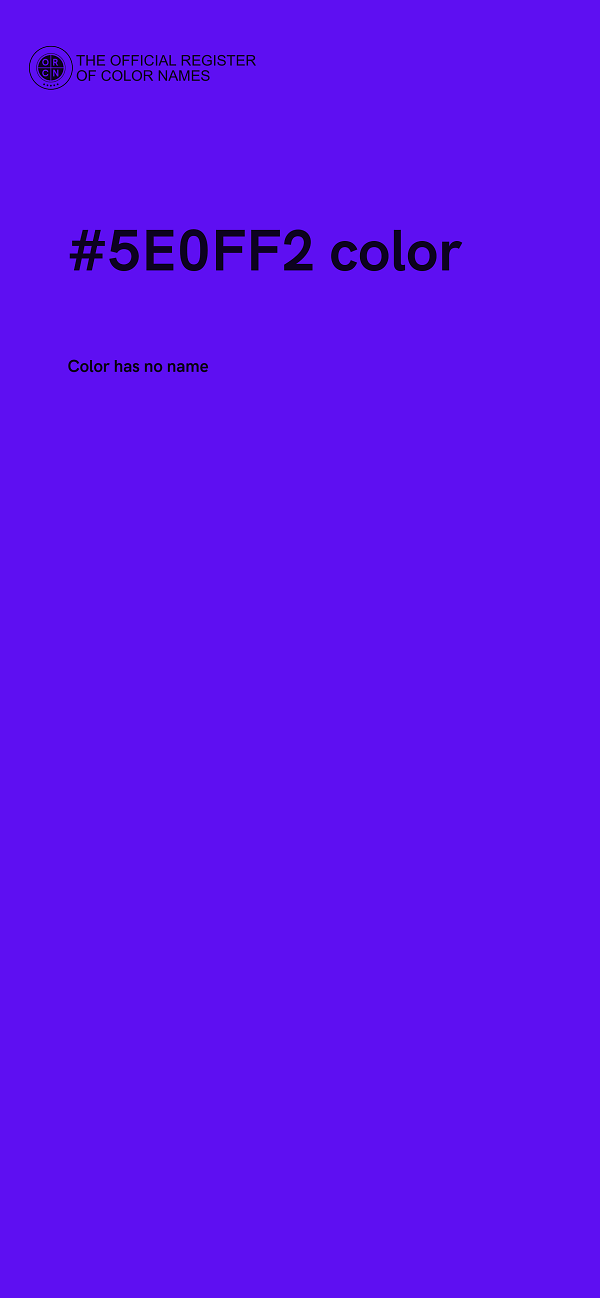 #5E0FF2 color image