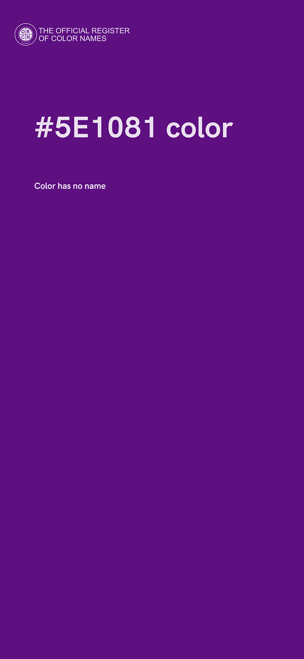 #5E1081 color image