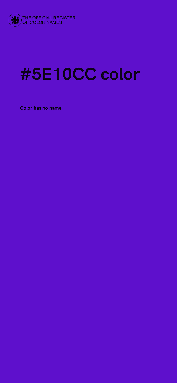 #5E10CC color image