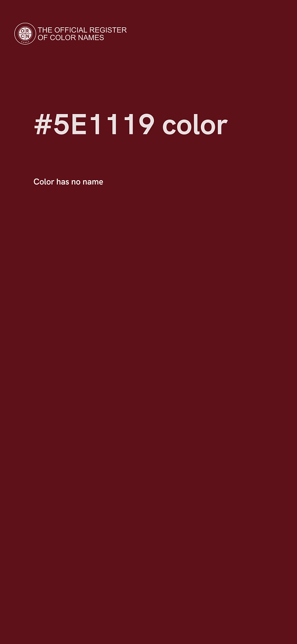 #5E1119 color image