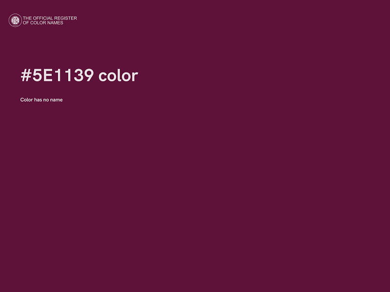 #5E1139 color image