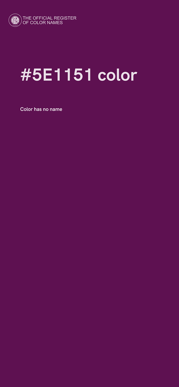 #5E1151 color image