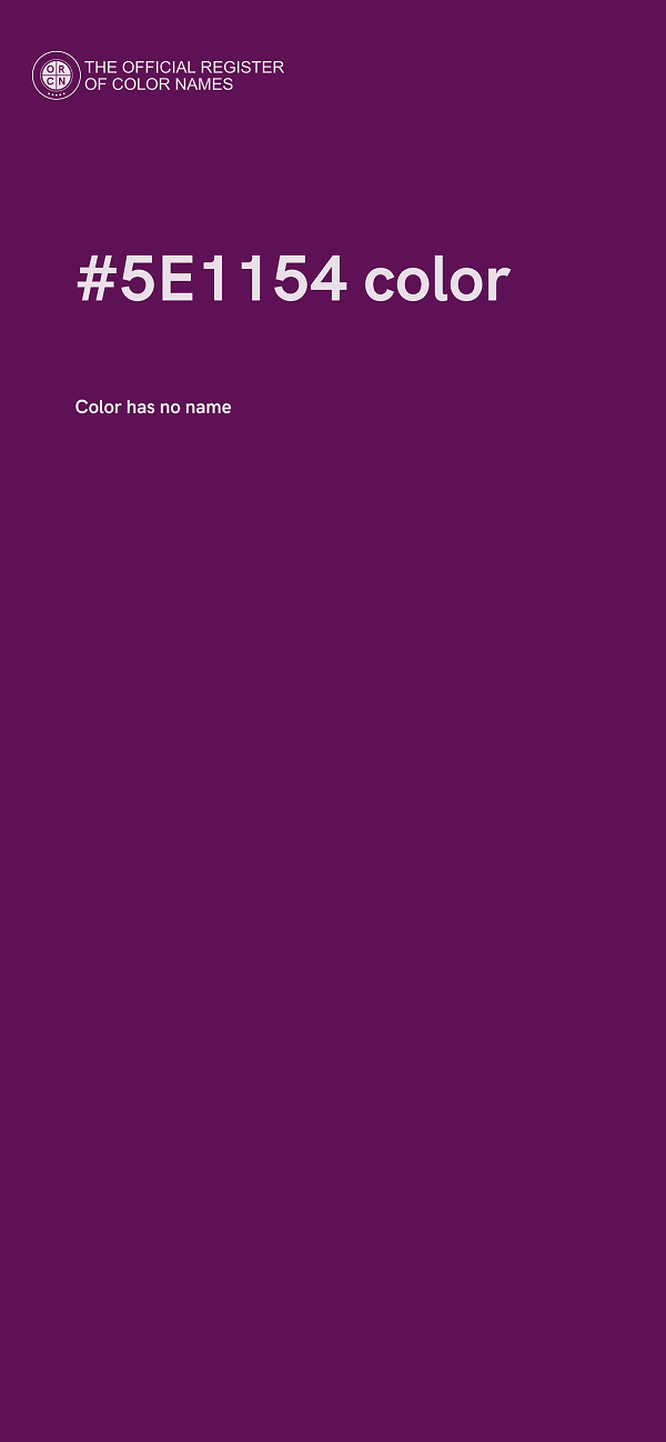 #5E1154 color image