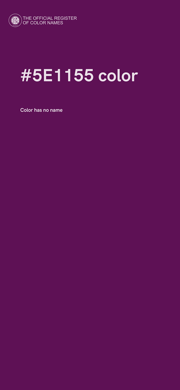 #5E1155 color image