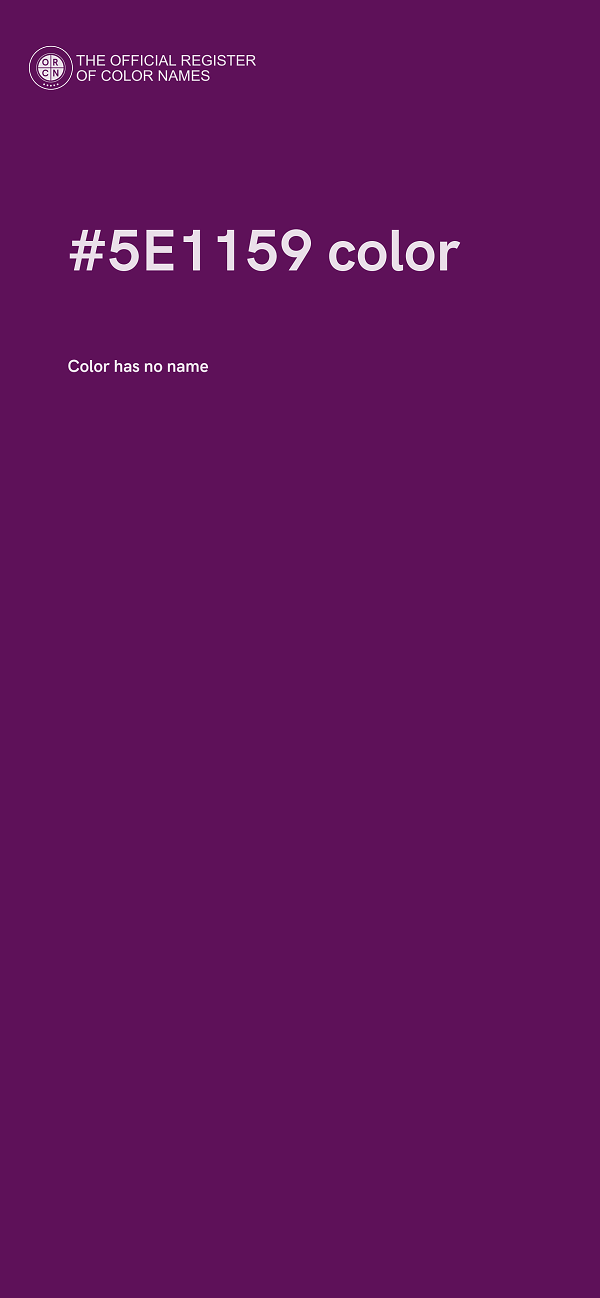 #5E1159 color image