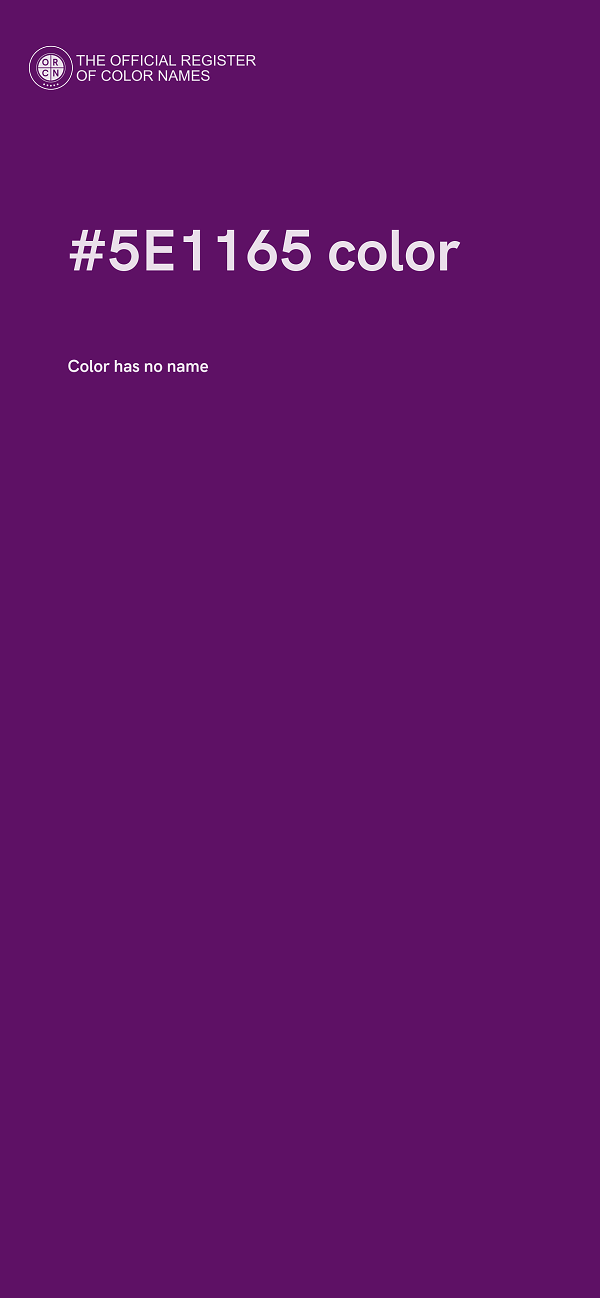 #5E1165 color image