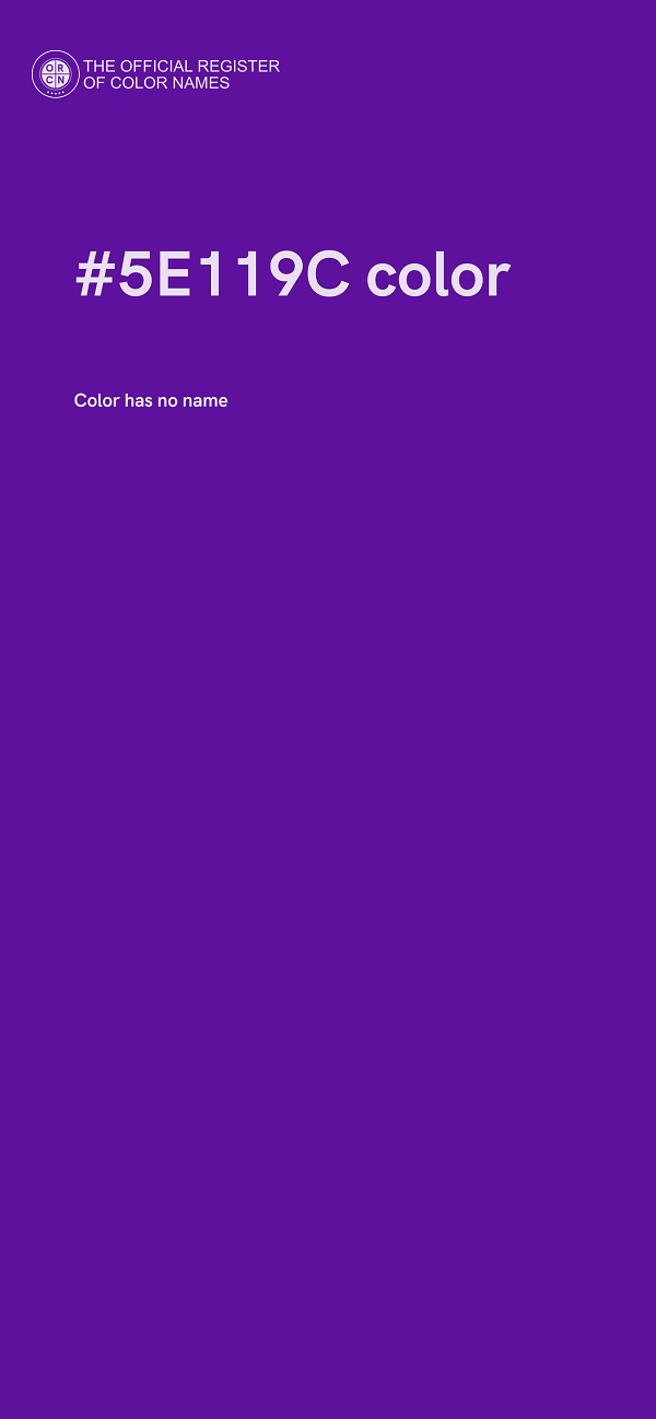 #5E119C color image