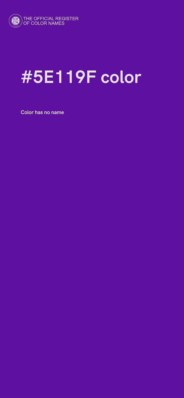 #5E119F color image