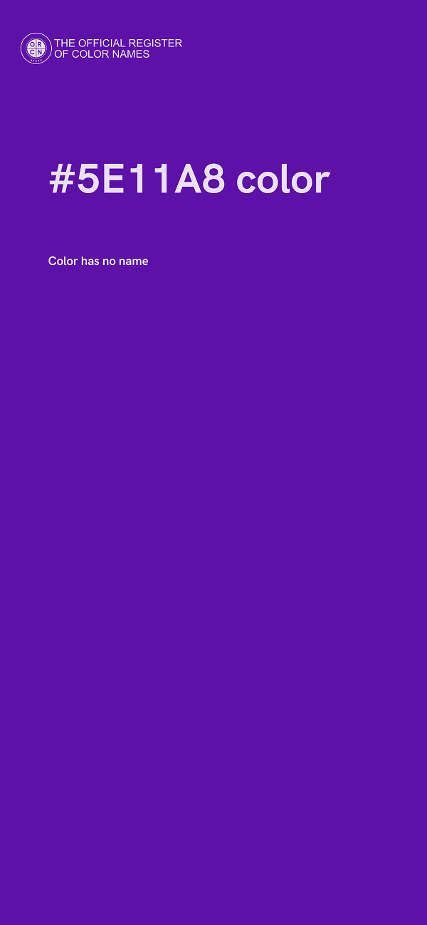 #5E11A8 color image