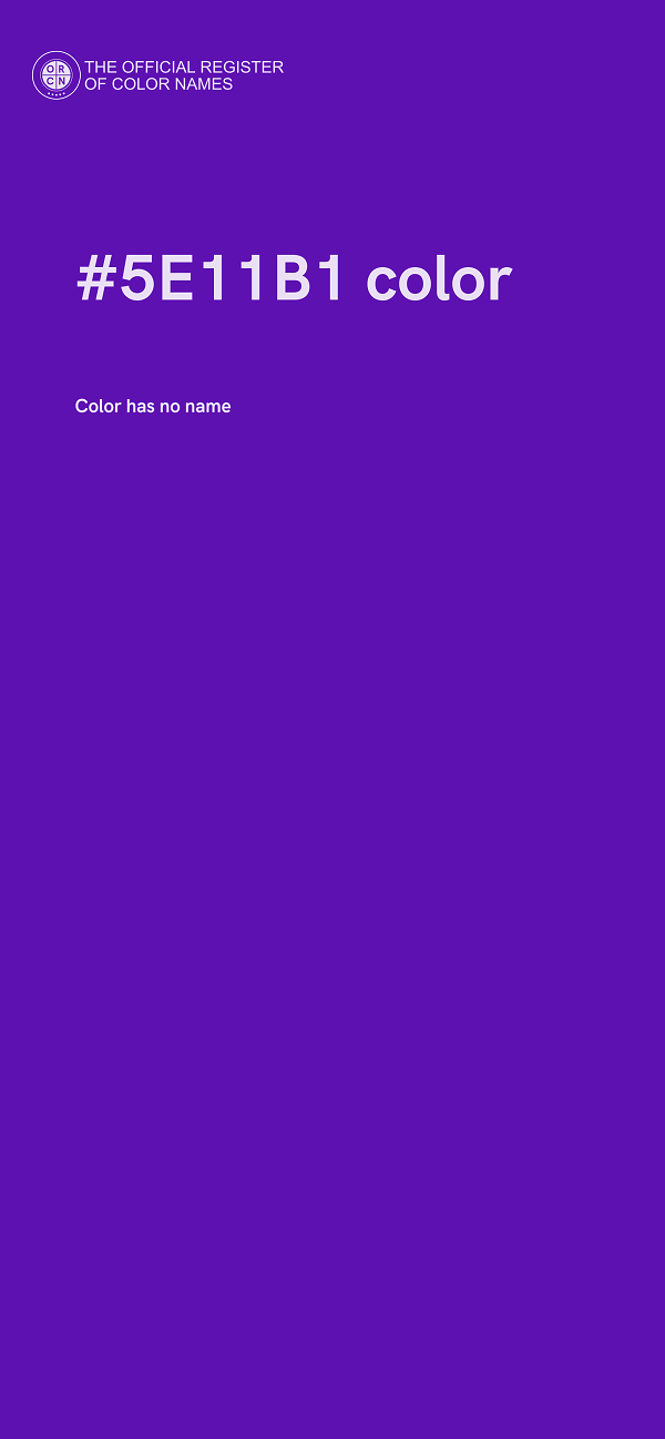#5E11B1 color image