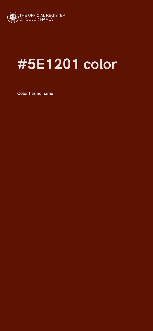 #5E1201 color image
