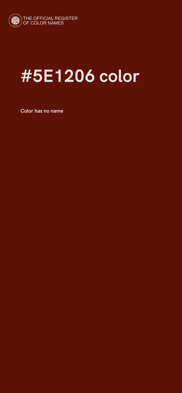 #5E1206 color image