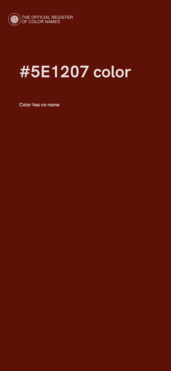 #5E1207 color image