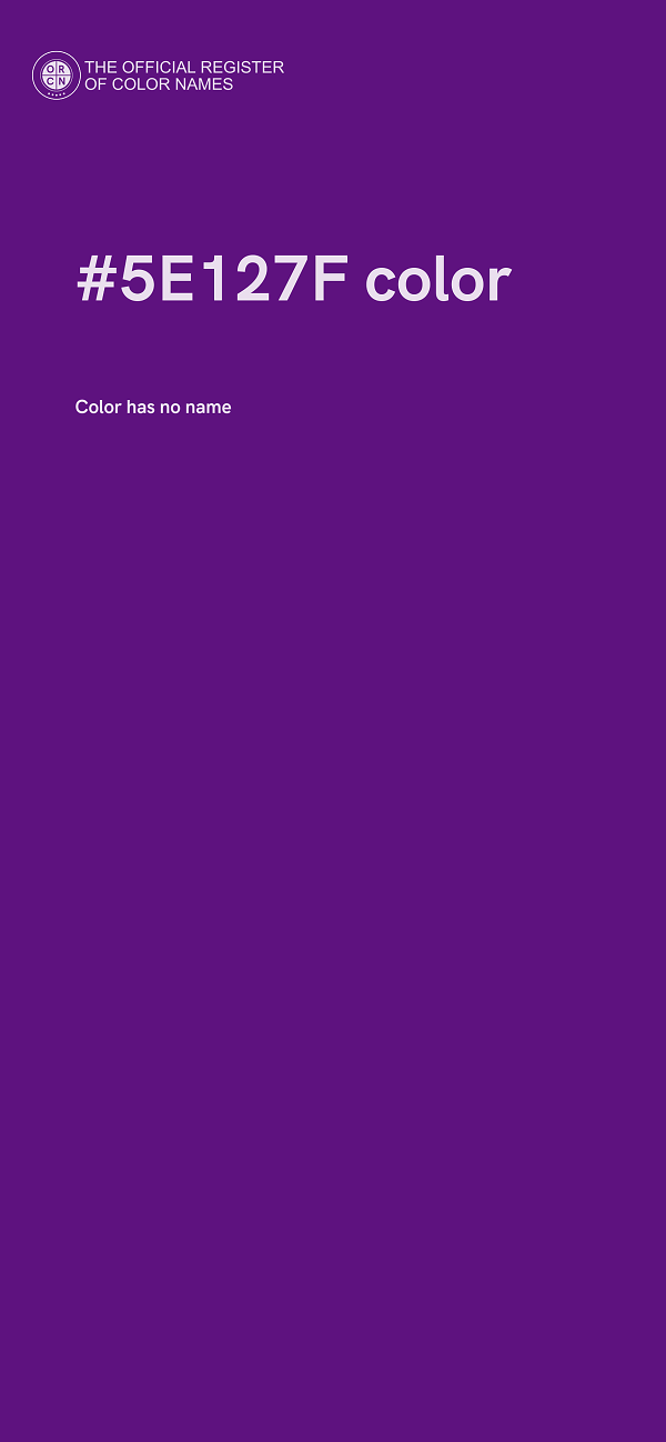 #5E127F color image