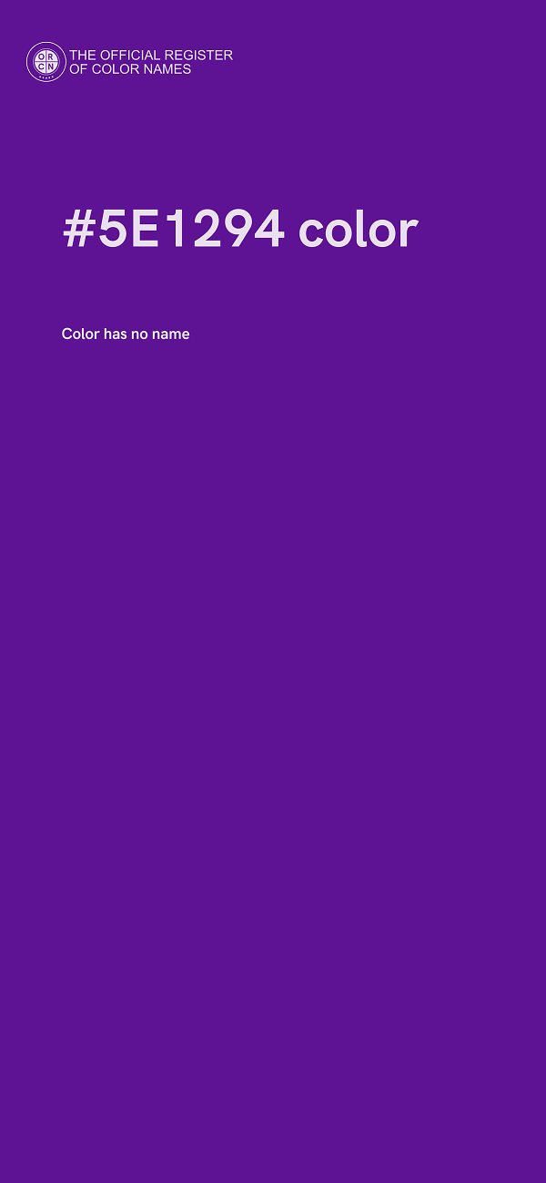 #5E1294 color image