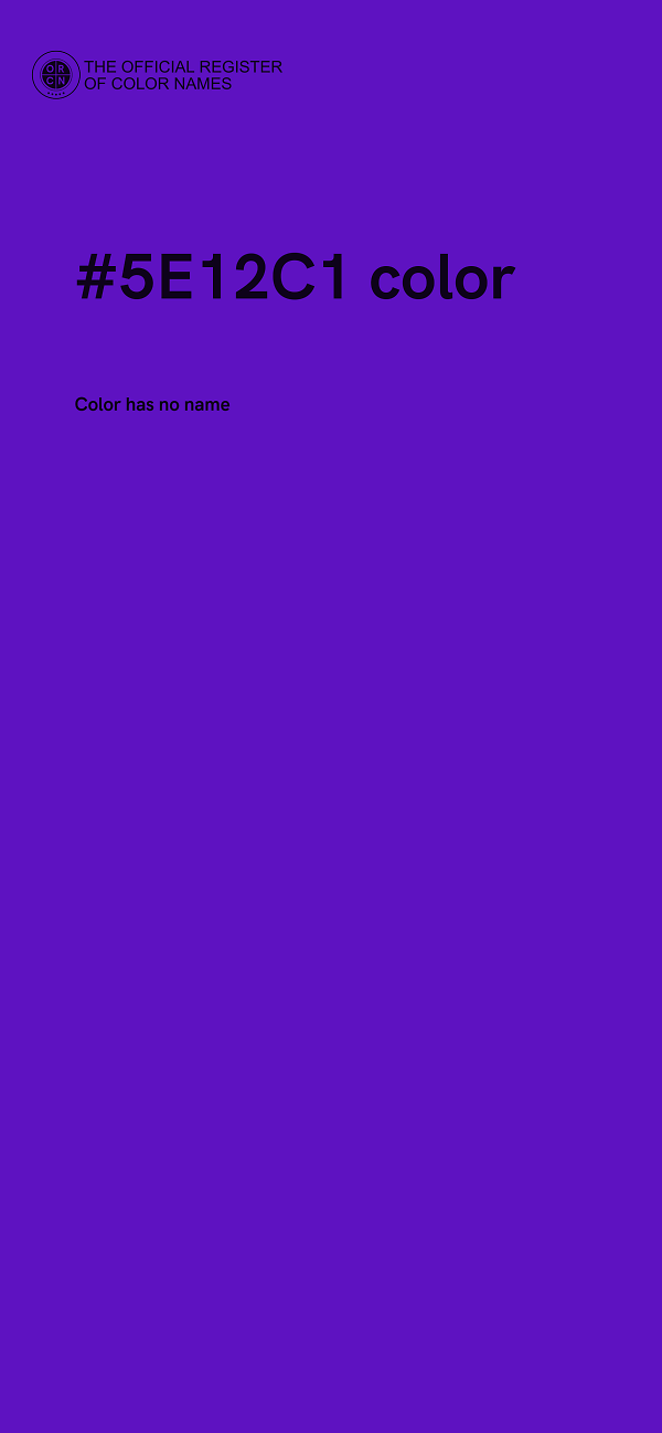 #5E12C1 color image