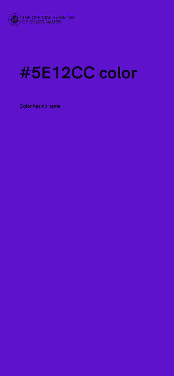 #5E12CC color image