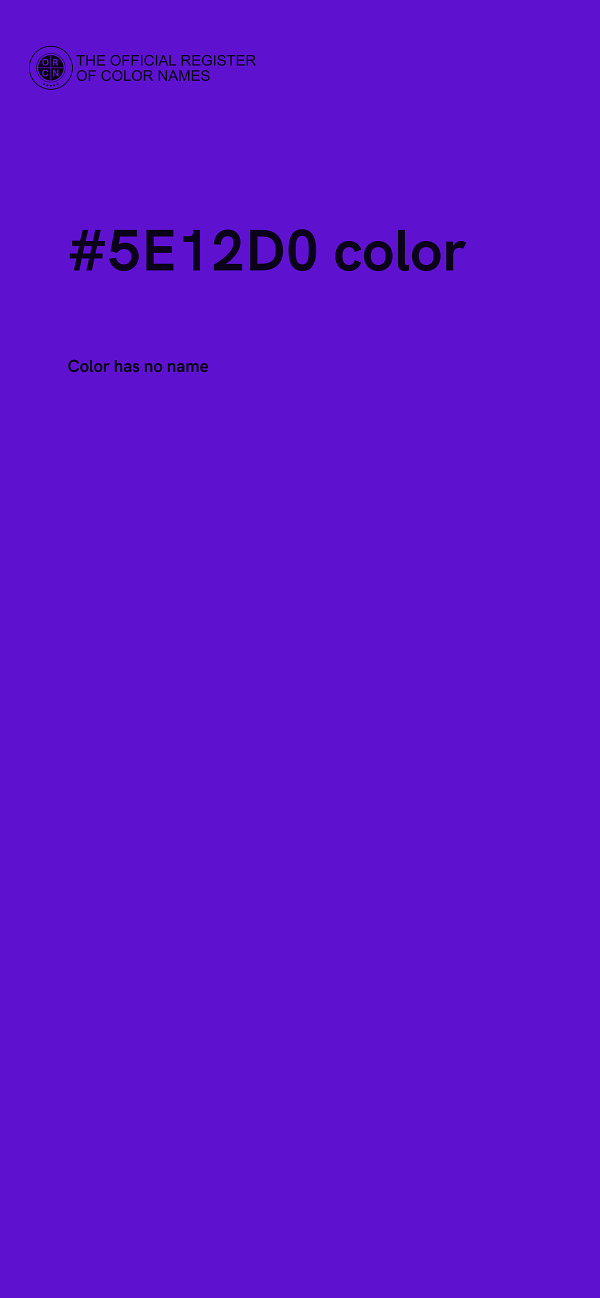 #5E12D0 color image