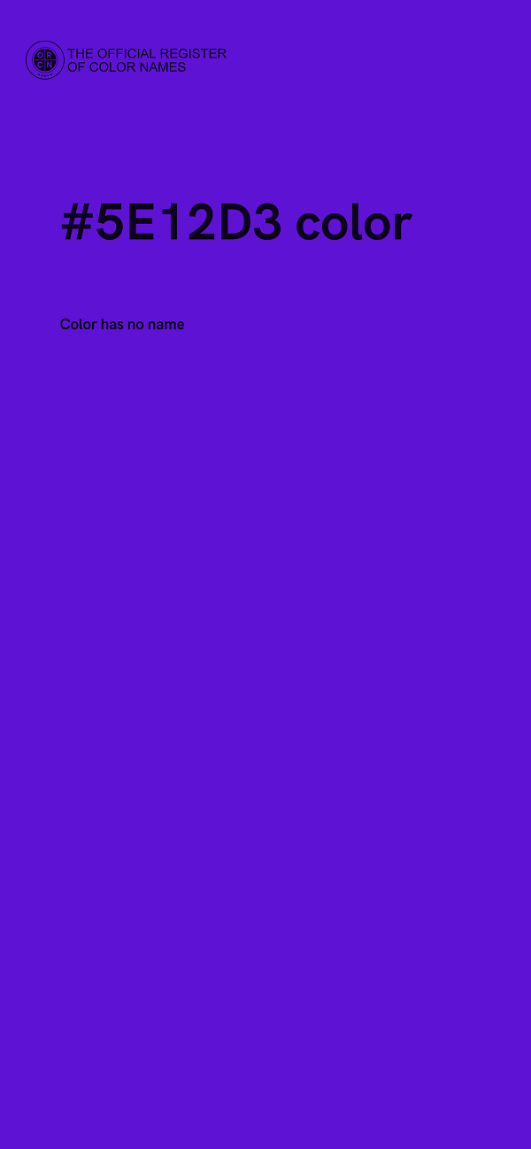 #5E12D3 color image