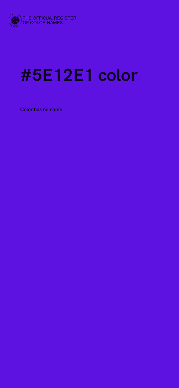 #5E12E1 color image