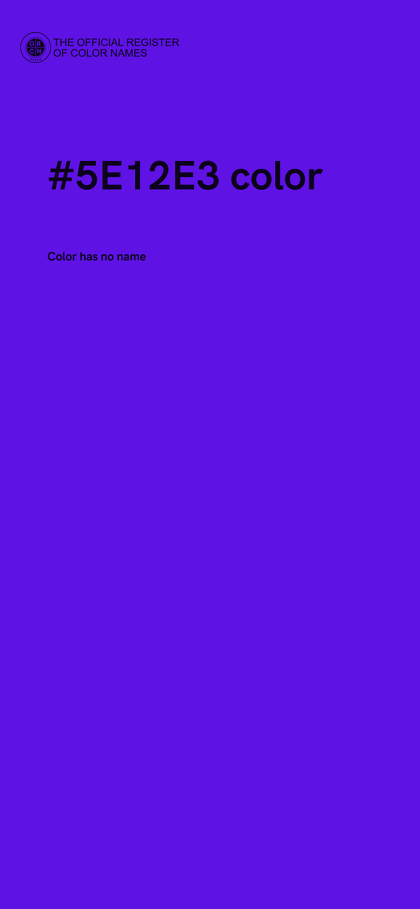 #5E12E3 color image
