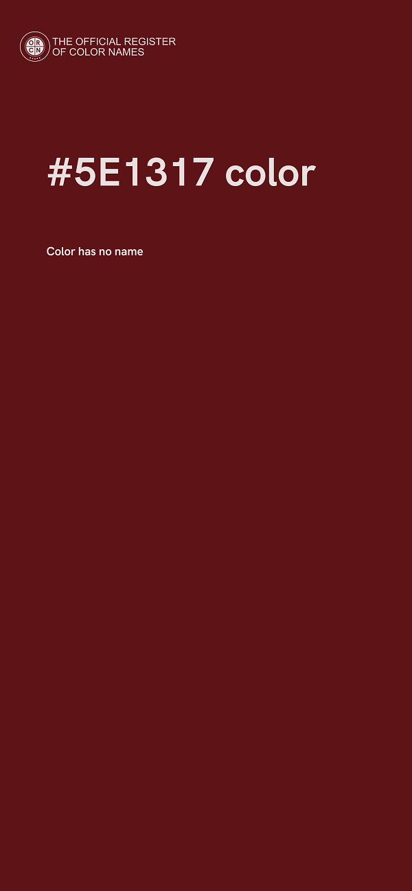 #5E1317 color image