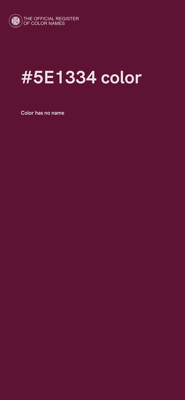 #5E1334 color image