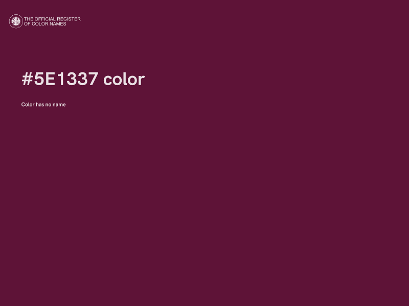 #5E1337 color image