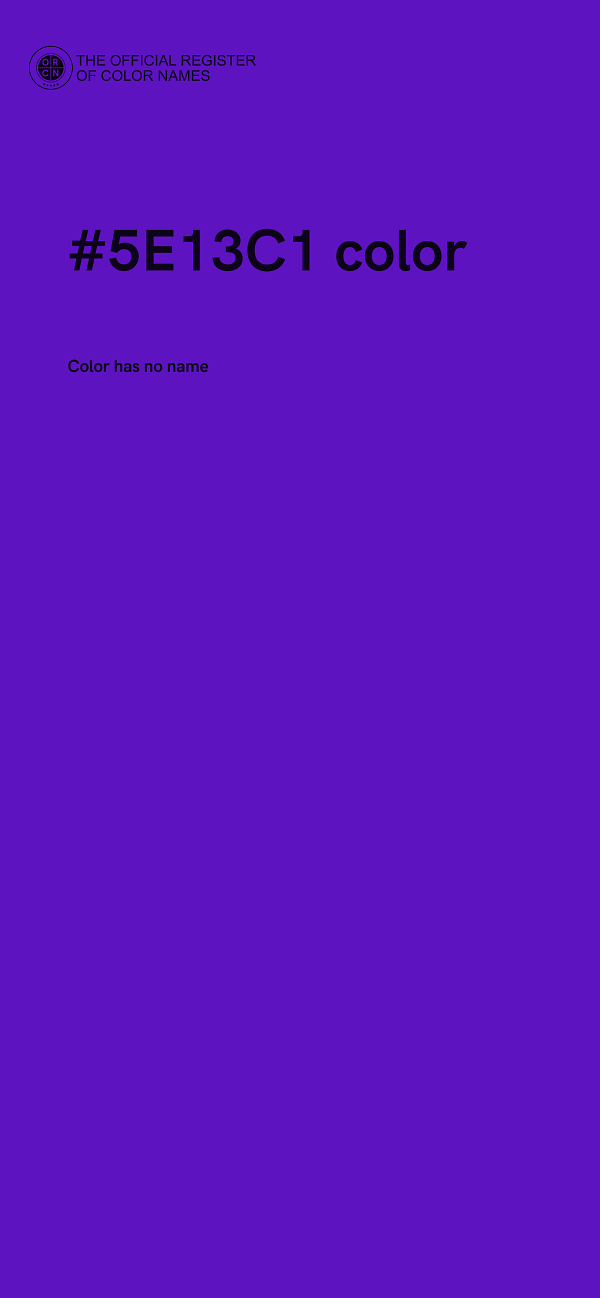 #5E13C1 color image