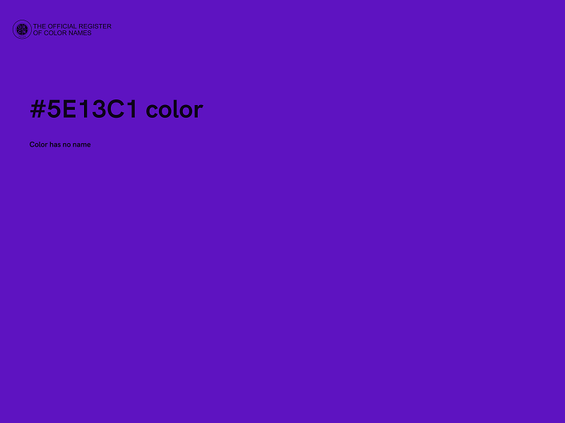 #5E13C1 color image