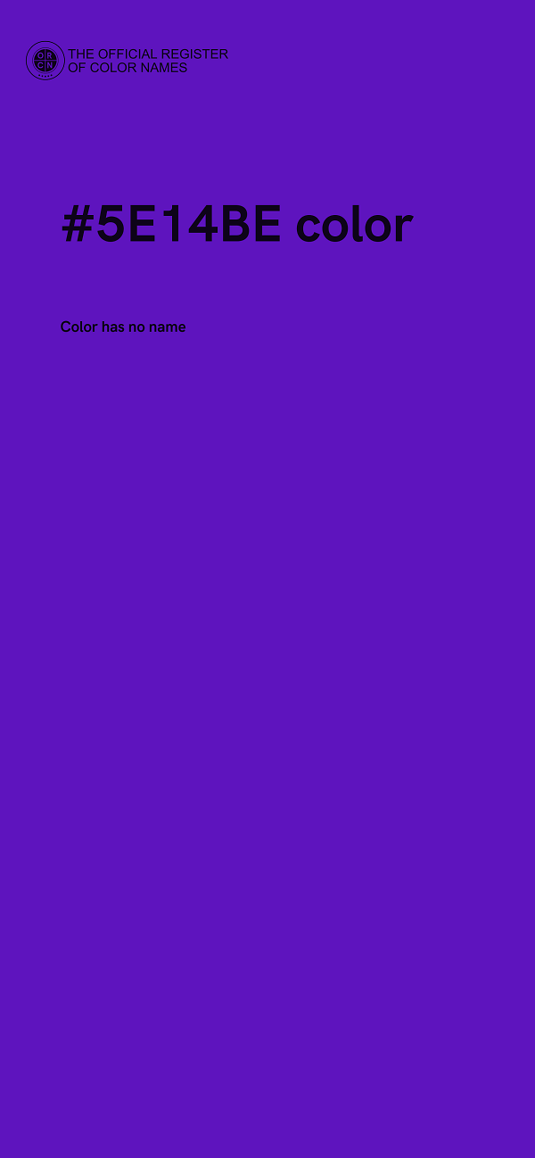 #5E14BE color image