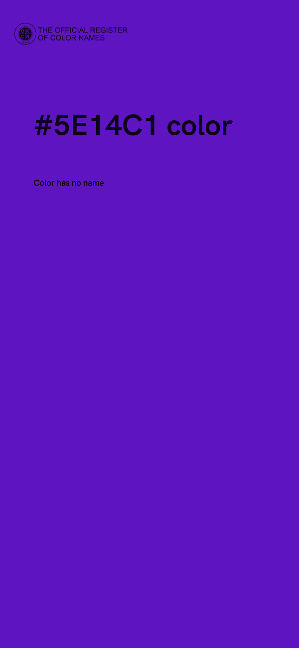 #5E14C1 color image