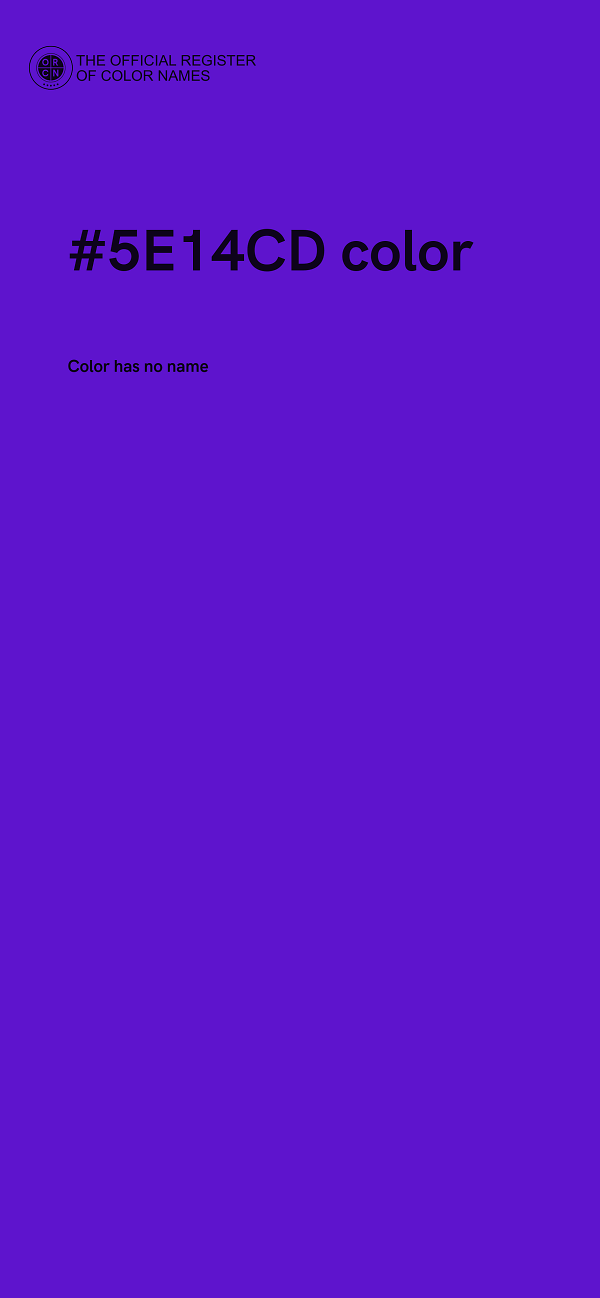 #5E14CD color image
