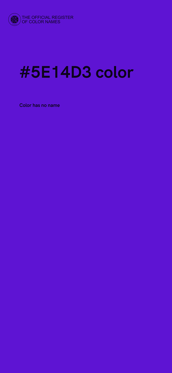 #5E14D3 color image