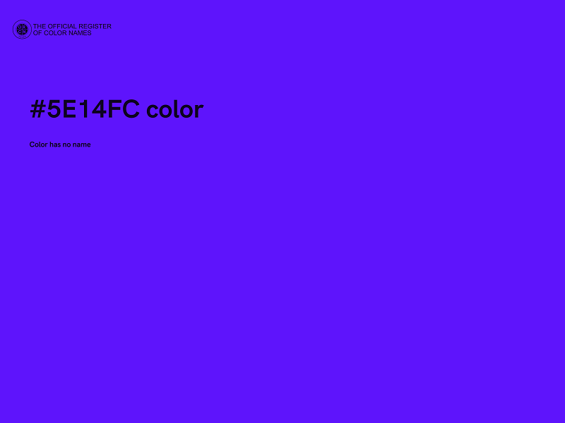 #5E14FC color image