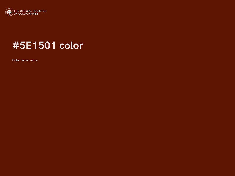 #5E1501 color image