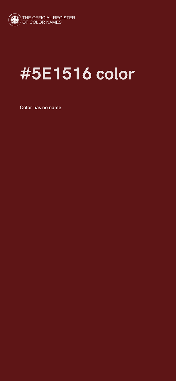 #5E1516 color image