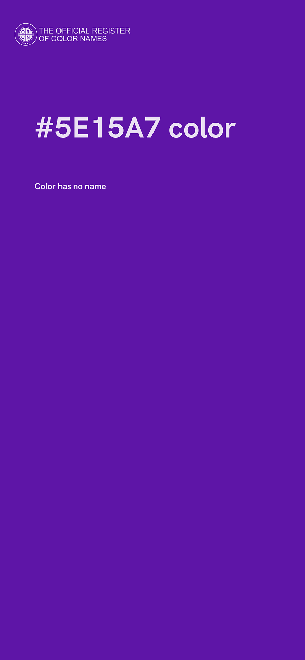 #5E15A7 color image